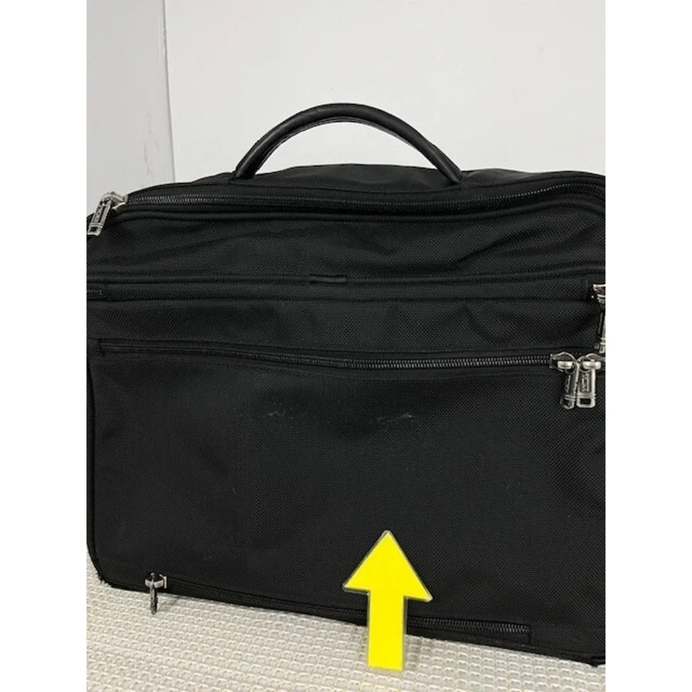 Tumi Alpha Expandable Laptop Bag Briefcase Black‎ 26176D4